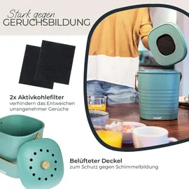 HMF Biomülleimer 6 l Grün