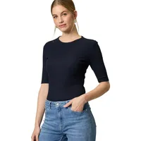 Zero Basicshirt mit Rundhalsausschnitt in Hydrangea | Gr.: 42