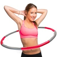 swingfit® Hula Hoop Reifen inkl. Tasche & Anleitung I Hoola Hup Reifen für Kinder & Erwachsene I Gymnastikreifen zum Abnehmen, Fitness, Massage (Original - 1,2kg)