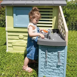 Smoby Spielhaus Pretty mit Küche 145 x 110 x 127 cm (7600810738)