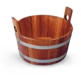 blumenberg gmbh Fußwanne aus Kambala mit transparenter Hygieneversiegelung