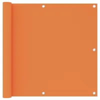VidaXL Balkon-Sichtschutz Orange 90x600 cm Oxford-Gewebe