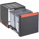 Franke Sorter Cube 40 14 l + 2 x 7 l Schwarz