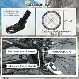 PawHut Hundeanhänger gelb