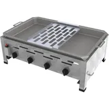 ChattenGlut Gasbräter 4-flammig 810 x 530 x 270 cm Edelstahl inkl. Reibekuchen-Aufsatz