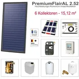 Solarbayer PremiumFlairAL Indach-Solarpaket 6 Bruttofläche 15,12 m2 2-reihig