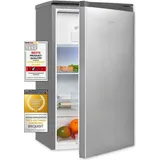 Exquisit KS117-3-010E Kühlschrank (82 l, 850 mm hoch, Silber)