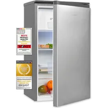 Exquisit KS117-3-010E Kühlschrank (82 l, 850 mm hoch, Silber)