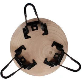 Mojawo Blumenhocker Beistelltisch Ø30 cm Braun