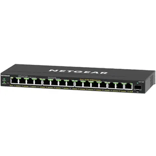 Netgear GS316EP 15x Gigabit Switch 10/100/1000MBit Metallgehäuse 180W PoE