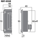 Monacor RBT-95SR 40 Watt 8 Ohm