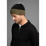 MAN'S WORLD Strickmütze in grau-schwarz-grün - Gr.: onesize