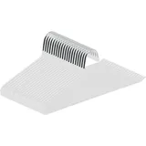 20er-pack Offene Hosenbügel Aus Metall, Platzsparend, Rutschfest Und Einfach Aufzuhängen (schwarz).