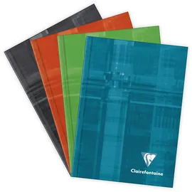 Clairefontaine 69496C Kladde (DIN A6, 10,5 x 14,8 cm, starker Deckel, liniert, 96 Blatt) 1 Stück