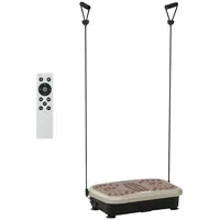 Homcom Vibrationsplatte schwarz/braun