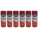 6x Vectra® Universal Sprühlack rubinrot glänzend Lackspray 400ml Farbspray
