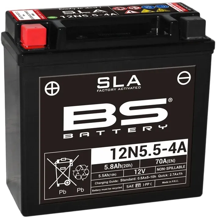 BS Battery Fabriek ingeschakelde onderhoudsvrije SLA-batterij - 12N5.5-4A / 4B