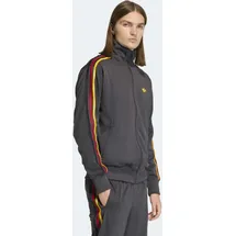 adidas Trainingsjacke "FIREBIRD ORIGINALS", Herren, Gr. L, grau (utility schwarz, collegiate gold, team power rot 2, schwarz), Obermaterial: 100% Polyester, Jacken Trainingsjacke