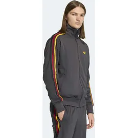 adidas Trainingsjacke "FIREBIRD ORIGINALS", Herren, Gr. L, grau (utility schwarz, collegiate gold, team power rot 2, schwarz), Obermaterial: 100% Polyester, Jacken Trainingsjacke