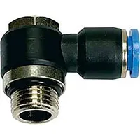 Riegler L-Steckverschraubung »Blaue Serie« drehbar, G1/2 a., max.15, Ã