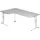 Hammerbacher Schreibtisch VOS82/5/W grau