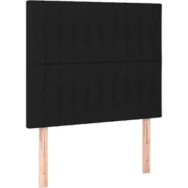 vidaXL Boxspringbett 100 x 200 cm Schwarz