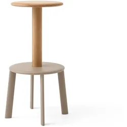 &Tradition - Massif AV40 Barhocker, Eiche / grau beige