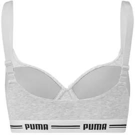 Puma Padded Bra Damen grey melange XL