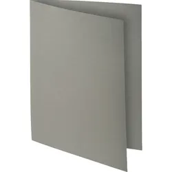 Exacompta 800009E - 100 Rock''s Untermappen aus 80 g/m2 Papier - Grau.