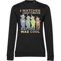 Teletubbies I Watched Before It Was Cool Girly Sweatshirt Schwarz XXL