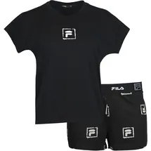 Fila Jersey Pyjama-Shorts Schwarz M (38/40)