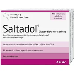 Saltadol Glucose-Elektrolyt-Mischung 6 St Pulver zur Herstellung einer Lösung zum Einnehmen