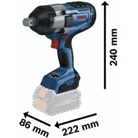 Bosch GDS 18V-1050 H Professional ohne Akku + L-Boxx 06019J8501