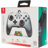 PowerA Nintendo Switch Controller silber ergonomisch Gaming kabelgebunden