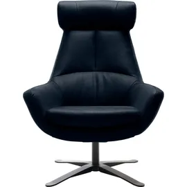 BeType Drehsessel Be Organic High Back 81 x 92 x 83 cm blau Polyester drehbar