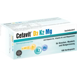 Cefavit D3 K2 Mg 4.000 I.e. Hartkapseln 100 St