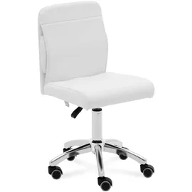 Physa Rollhocker mit Rückenlehne 48 - 62 cm 150 kg Weiß