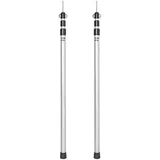 PRO PLUS ProPlus Teleskopzeltstangen Set, 93-230cm, 2er-Set