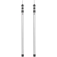 PRO PLUS ProPlus Teleskopzeltstangen Set, 93-230cm, 2er-Set