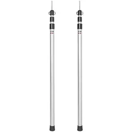 PRO PLUS ProPlus Teleskopzeltstangen Set, 93-230cm, 2er-Set