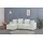 Ecksofa 217 cm L-Form Polyester 3-Sitzer Beige