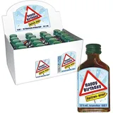 AV Andrea Verlag 20er Box - Alles Gute zum Geburtstag Neutral - Kräuterlikör Schnaps 2cl, 33% vol. | Scherzartikel Partytisch Spaß | Happy Birthday Spitzenalter