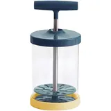 Manueller Sahnebehälter, manueller Sahnespender - Creative Whip für Schlagsahne | Edelstahl-Spender-Backwerkzeuge, ergonomischer Komfort-Griff-Spender für die Küche