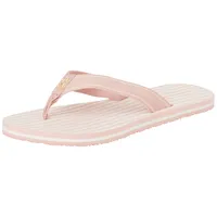 TOMMY HILFIGER Damen TH Stripes Beach Sandal FW0FW08528 Zehentrenner, PINK (Foggy Pink), 39 EU