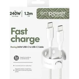 Panzer Glass USB-C auf USB-C 1,2 m Weiß