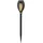 NÄVE Solarleuchte schwarz H: 45 cm D: 6 cm 5er Set Flammeneffekt