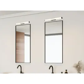 meine wunschleuchte Spiegelleuchte 2x LED Warmweiß Schwarz 60 cm