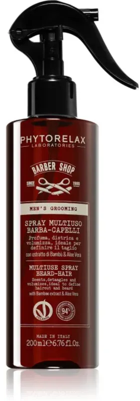 Phytorelax Laboratories Men's Grooming Barber Shop Haar- und Bartconditioner im Spray 200 ml