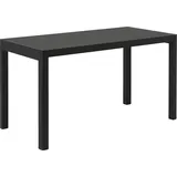 Muuto Workshop Tisch 130 x 65 cm schwarz Linoleum