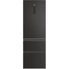 Haier HTW5618ENPT 3D 60 Serie 5 Kühl-Gefrierkombination (360 l, 1850 mm hoch, Schwarz)